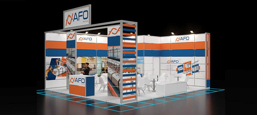 AFO Makine Fuar Stand Projesi görsel 2