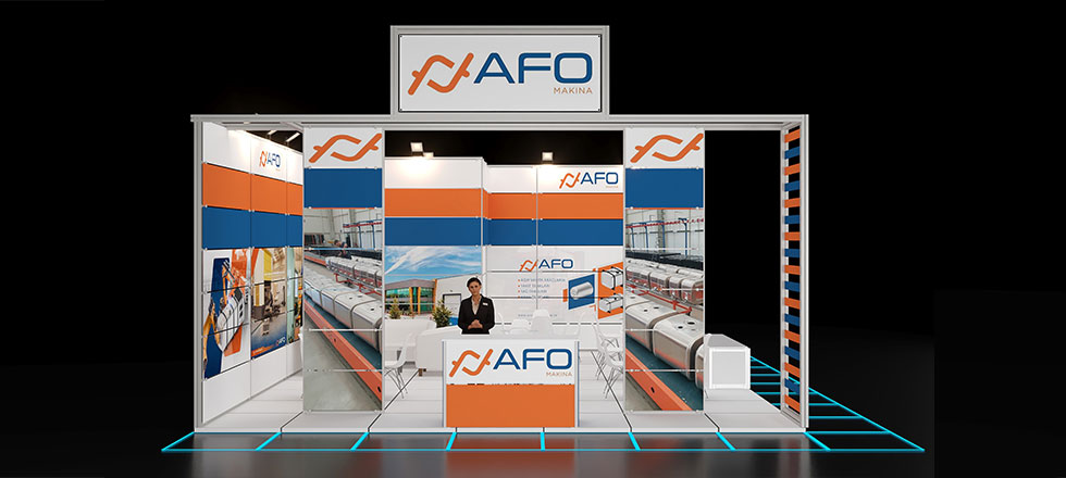 AFO Makine Fuar Stand Projesi görsel 4