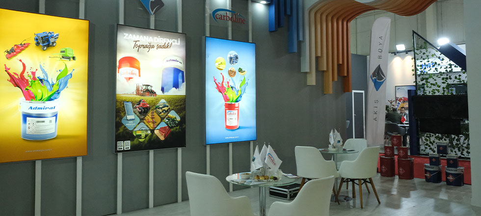 Akış Boya Fuar Stand Projesi görsel 5