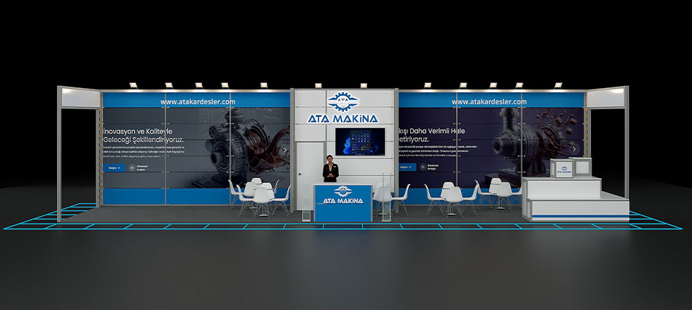 Ata Makina Fuar Stand Projesi görsel 3