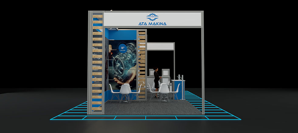 Ata Makina Fuar Stand Projesi görsel 4