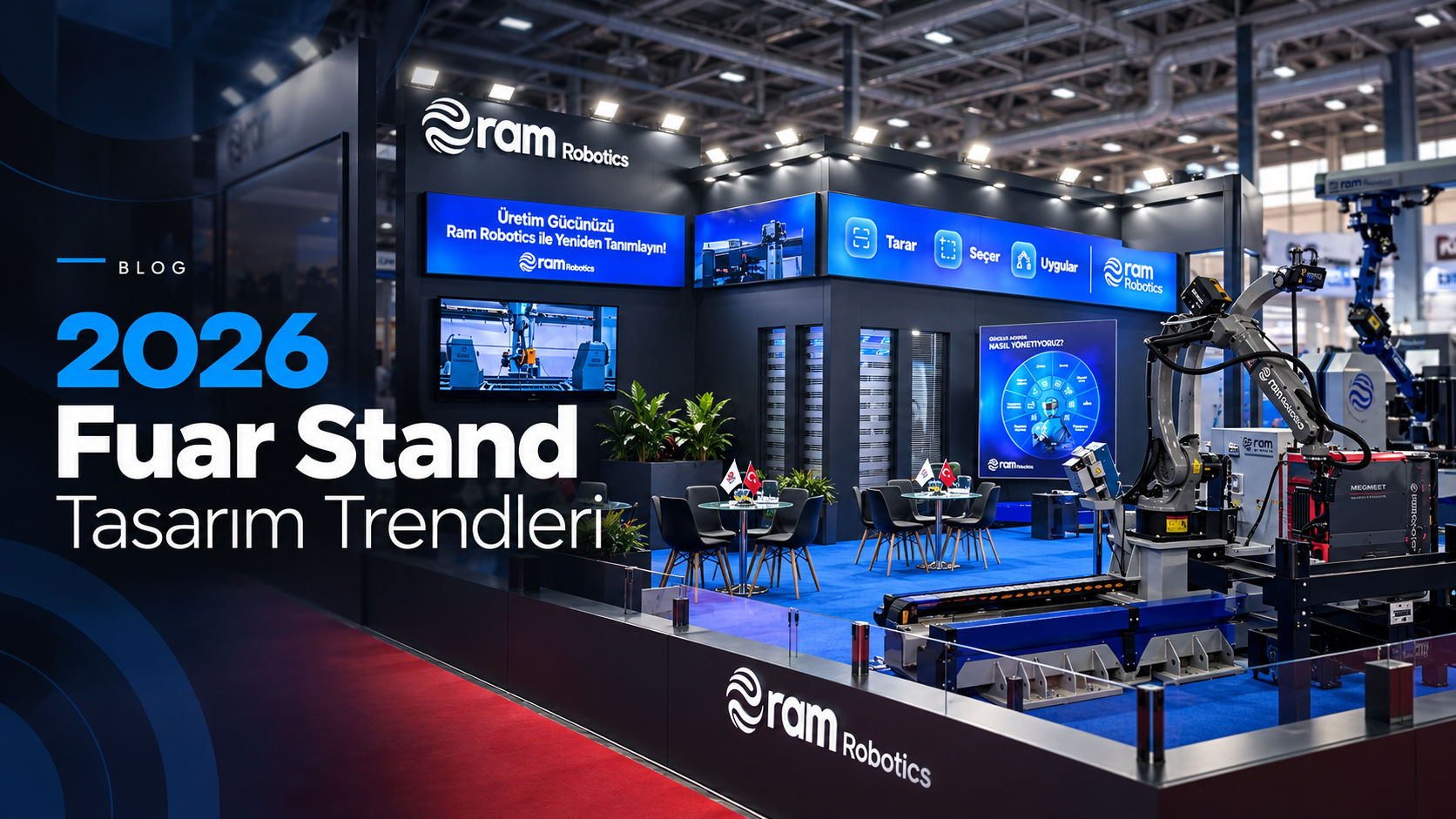 Deneyim odaklı modern fuar standı tasarımı