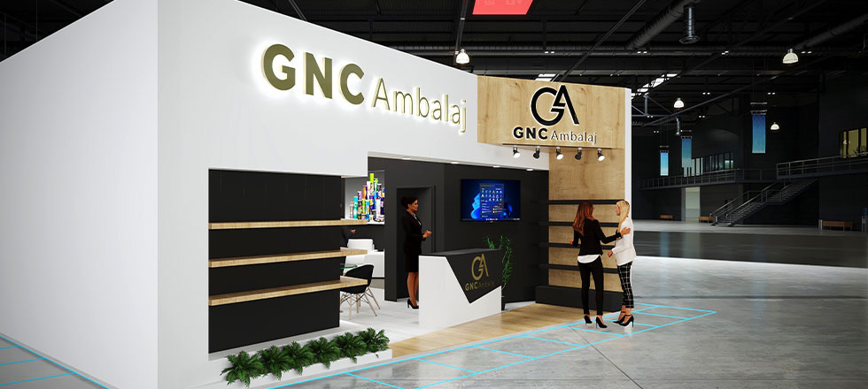 GNC Ambalaj Fuar Stand Projesi görsel 2